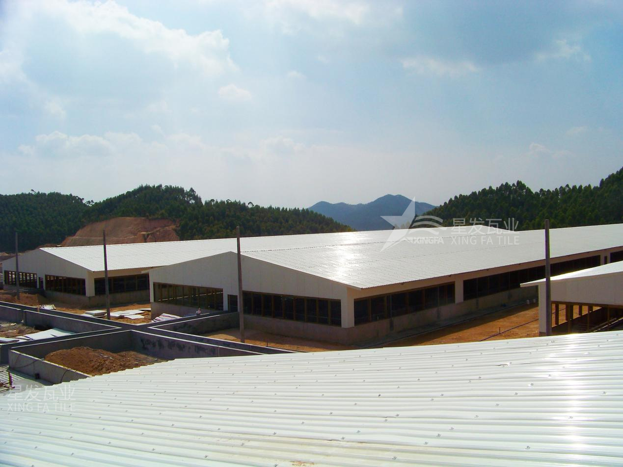 合成樹(shù)脂瓦施工安裝用什么材料搭建架子，鋼結構搭建樹(shù)脂瓦
